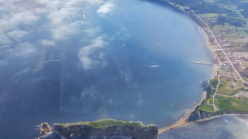 Gaspésie, Percé, vols touristiques au Québec